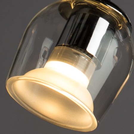 STAS "EcheGGIO" 3x4W Led Chrome 30x30x18 cm-2
