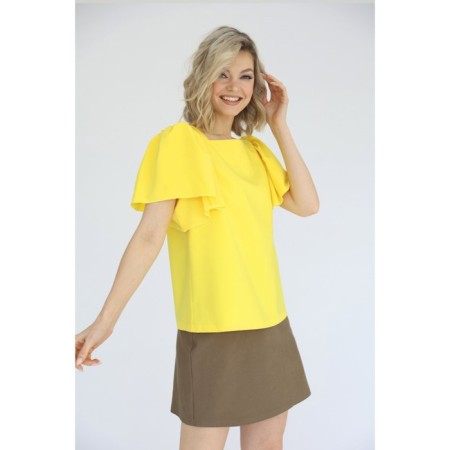 Skirt mini from jeans, size 48-3