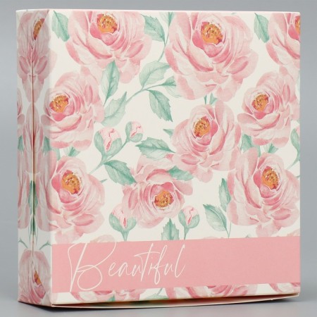 Confectionery packaging, box "Tenderness", 14 x 14 x 3.5 cm-1