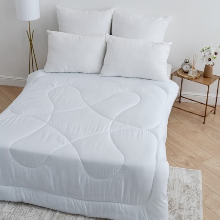 Lighting blanket, 172x205cm, Fayber, white microfiber, 100% polyester