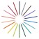 Pencils plastic 18 colors, bic kids tropicolors, mix