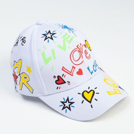 Kemka men's minku "Love" Color White, rr 58