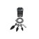 A set of anal plugs Bathmate Ana Training Plugs Vibe, silicone, black color