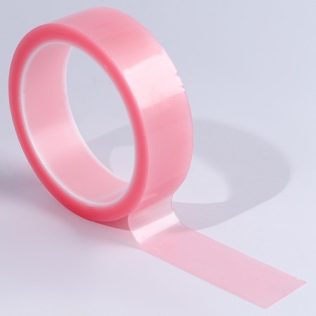 Inflating color adhesive tape, pink color, 3 m-1