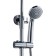 Bravat Opal shower column, with a bathtub mixer, swing pour (upper shower of a round shape)