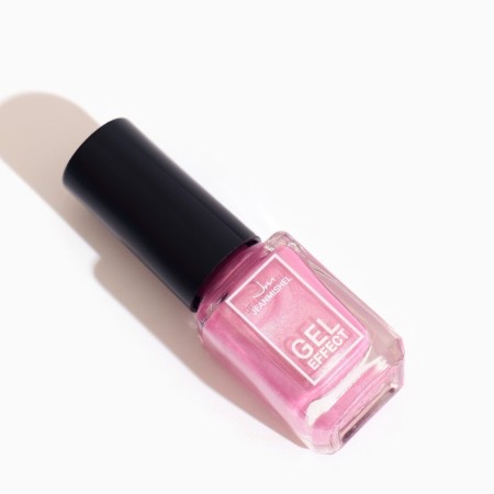 Nail polish with gel effect, jeanmishel, tone 200, pink pearl, 6 ml-2
