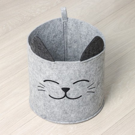 Organizer for storage "Funny. Cat ", small, 24 × 24 × 22 cm, 8 liters-1