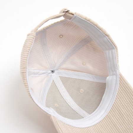 Minaku baseball cap, milk color, size 56-58-6