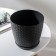 Pot for flowers with the Podon "Rotan", 1.2 l, color graphite