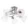 Economic light chandelier 30101/5 5x60W E27, chrome, 60x60x28 cm