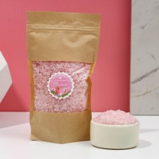 Bath salt, 300 g, aroma of raspberry punch, pure happiness