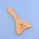 Guasha massage, large, 25.5 × 12 cm, wooden