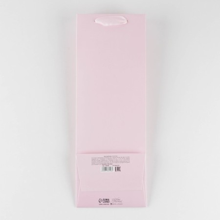 Gift package for a bottle, packaging, "pink", 13 x 35 x 10 cm-3