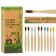 Bamboo dental brush average 10 pieces, mix of flowers