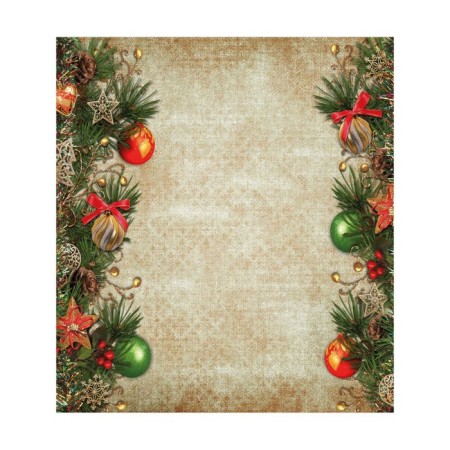 A set of napkins for setting the table "New Year's tree vintage", rectangular, size 32x46 cm, 4 pcs-2