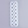 The form of silicone universal “rings” for 14 rings, 7 sizes - from 1.7 cm to 2.3 cm