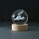 Souvenir glass backlight "Shar. Geometry of the mountain" D = 6 cm stand wood, usb