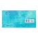 Money envelope "Happy Birthday!" Tulips, blue ribbons, 8.3 x 16.2 cm