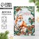 New Year. The cutting board of the "Magic Year, Fox" 27.5x19.5 cm