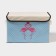 Stellid box for storage with a flamingos lid, 39 × 25 × 25 cm, beige color