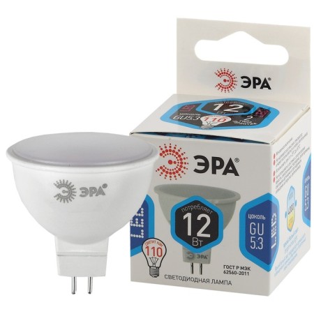 LED LED era Standard "Sofit", 12 W, GU5.3, 960 lm, 4000k, glow of white