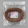 Handles for bags are wooden, wicker, d = 9.8 × 5.9 / 13.5 × 9.5 cm, 2 pcs, brown color