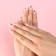 Follow nails “Tenderness”, 24 pcs, adhesive plates, square shape, glossy pink/white/black color