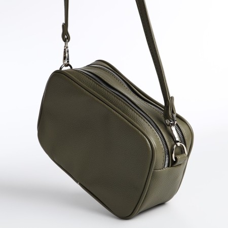 Women's bag over the shoulder Textura, small size, khaki color-2