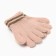 Children's gloves minku, dusty pink color, 13 cm