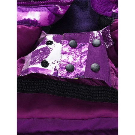 Ski costume for a girl, height 152 cm, purple color-11