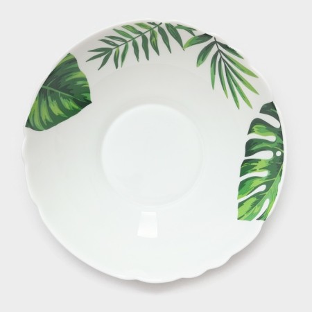 Service table "Fern sheet", 37 items, glass ceramics-12