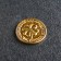 Souvenir "Happy Clover Coin", Golden, Tin