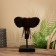 Souvenir "Elephant Head" on a stand, Albezia 35 cm