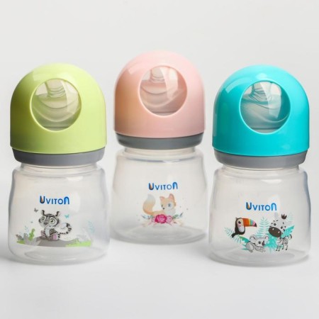 A bottle for feeding, shg, 125 ml. Zoo, Mix color-1