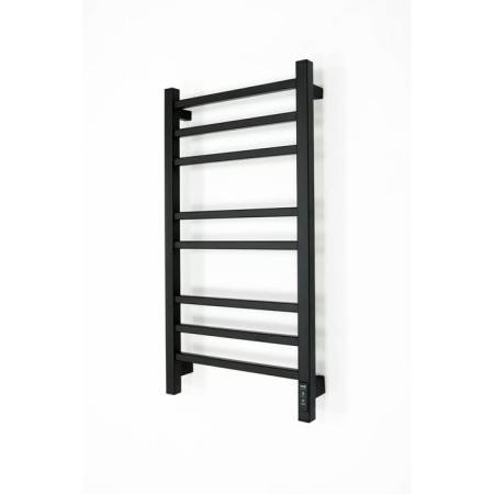 Electric towel Grois Alex, 400x800 mm, 8 crossbars, lower, black-1