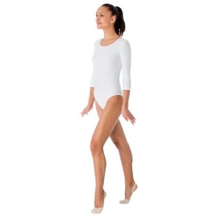 A swimsuit for gymnastics and dancing Grace Dance, p. 40, white color-2