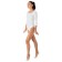 A swimsuit for gymnastics and dancing Grace Dance, p. 40, white color