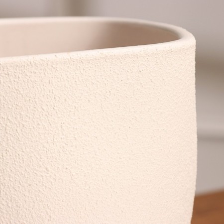 Flower pot "Brashia" white embossed 3.5 l-2