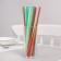 Disposable tubes for the cocktail shade "Cola", 0.6 × 20.5 cm, 1000 pcs, color mix