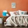 Cover with pillowcases "Vine", size 230x250 cm, cream color