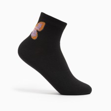 Women's socks, size 23-25, black color