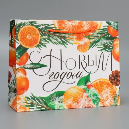 Laminated horizontal “Citrus cocktail” laminate, MS 23 x 18 x 8 cm, New Year