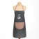 Apron Ethel "Flower Deer", col. blue, 70*68 cm, 100% p/e