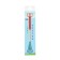 Toothbrush is bilateral, silicone bristles, a scraper for cleaning the tongue, pink
