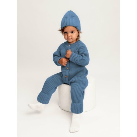 Knitted Knitty Children's Pure Love Tot, height 62 cm, blue color-16