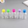Bank for scrapbooking plastic "bottle" 50 ml mix 3.8x3.8x7.5 cm