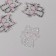 Decor for the work of acrylic "Cat with a blush" 3.5x2.9x0.2 cm