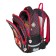 School backpack 37 x 28 x 13 cm, ergonomic back, Across 557, black/red CS23-557-10