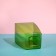 Pot for orchids, 2 l, 12.5 × 19.5 cm, plastic, transparent green