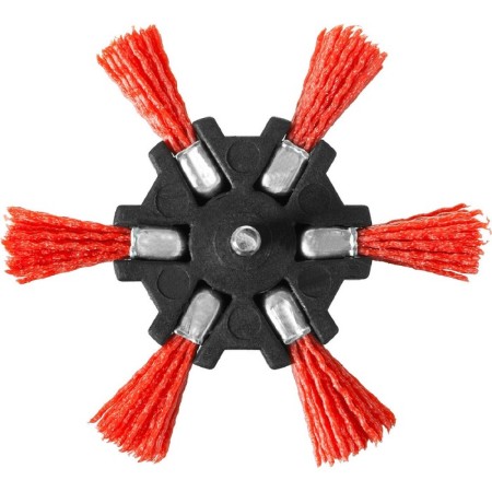 Disc "bison" 35163-100_z02, "star", nylon, abrasive coating, 100 mm-1
